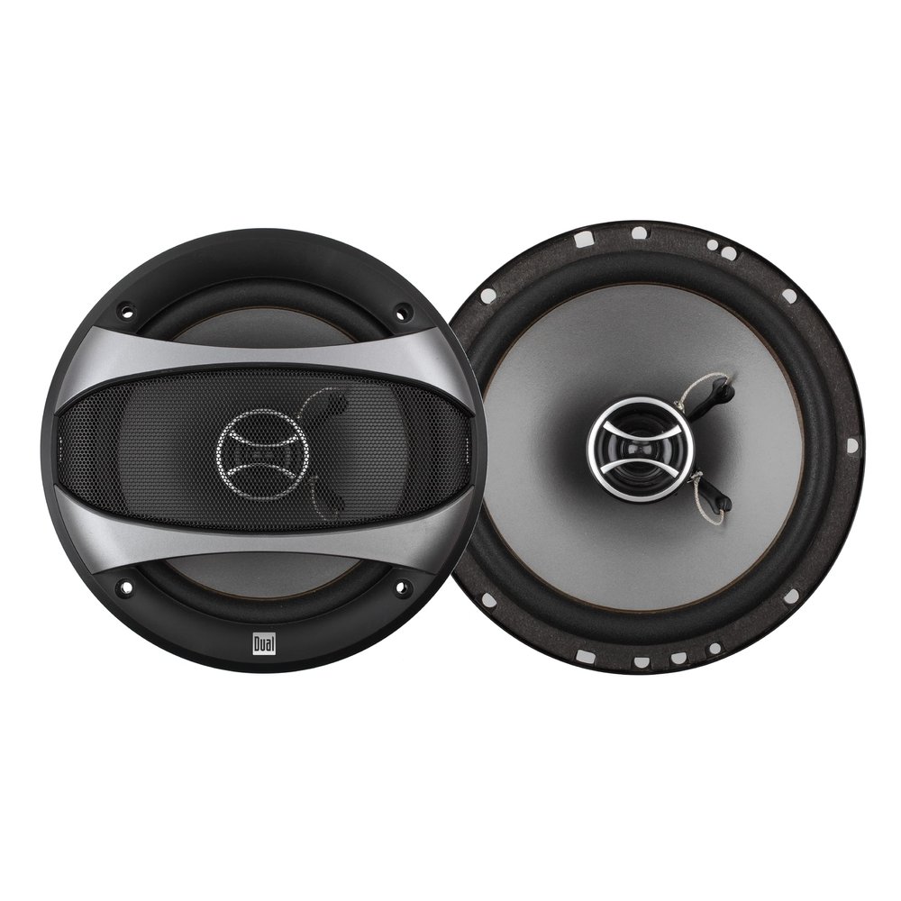 Dual Electronics D65SP 2-Way 6.5 inch Car Audio Speakers Pair with 200 Watt Peak Power | 100 Watts per Speaker | 1 inch Mylar Balanced Dome Tweeter