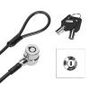 Laptop Lock Security Cable with Lock Base for OS XLenovoAsus, 360-degree Rotation, in Office, Dormitory, Classroom view 3