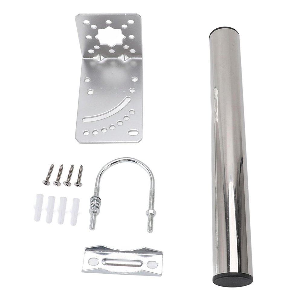 Gavigain Heavy Duty Starlink Mount Pole, Sturdy Iron Construction, Adjustable Installation for Roof, Wall, Ground, Long Term Use, Best Performance