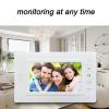 7inch TFT Screen Video Doorbell System with Wide Angle Camera, Dual Way Intercom for Villas, Homes, Offices (US regulations) view 3