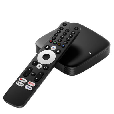 MAG555 Streaming Media Player Google TV 2025 | 4K HDR | Voice Remote | Dual-Band Wi-Fi | Chromecast Built-in | HDMI + AV Output