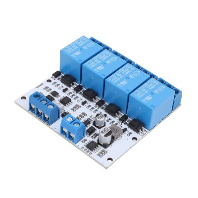4 Channel Relay Module for Modbus RTU, Automatic Adjustment Switching Circuit, Optocoupler, RS485 Interface, Baud Rate 4800 9600 19200