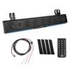 BELVA BASB27v2 27" 500W Amplified Weatherproof Bluetooth Soundbar for UTV/ATV/SxS/Golf Cart, 8-Speakers, RGB LED Lights, Remote Control, Preset Equalizer, Fits 1.5" - 2" Roll Bars view 1