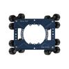 MOVMAX Professional Camera Dolly, Blue, Floor Mount, Supports Up to 198 lbs, Compatible with Camera, Camcorder, Cellphone, Tablet view 1