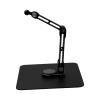 Ball Head Tablet Support Tablet Mount Adjustable Height Phone Stand Phone Bracket for Library Office Bedroom Table Cafes, Black view 1