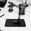 Ball Head Tablet Support Tablet Mount Adjustable Height Phone Stand Phone Bracket for Library Office Bedroom Table Cafes, Black view 3