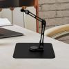 Ball Head Tablet Support Tablet Mount Adjustable Height Phone Stand Phone Bracket for Library Office Bedroom Table Cafes, Black view 4