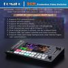 FoMaKo 4K HDMI Video Mixer Switcher, 5.5 Inch FHD LCD Screen, 5-Channel Live Streaming Switcher, 4K 60FPS Input, 1080p 60FPS Output, Support PTZ Controller, SDI+HDMI Video Switcher, M4 view 4