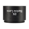 1.25'' 31.7mm 2X Lens M28.6 * 0.6 Thread for Standard Telescope view 1