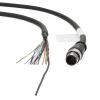 ZBLZGP M12 Aviation A-Coded 17 Pin Sensor Shielded Signal Cable IO Trigger Power for Datalogic Deloitte Sick YF2ASD (Straight Male, 17 Pin A-Coding, 20M) view 1