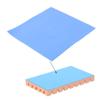 TTTLLNN Thermal Pad 100x100mm Thermal Silicone Pad with Thickness of 1mm Non Conductive Heatsink Cooling Pad for Laptop CPU GPU view 2