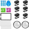 ClouGlow Tempered Glass Screen Protector for Insta360 X4 with Lens Guard and Foam Mic Wind Muff for Noise Reduction view 1