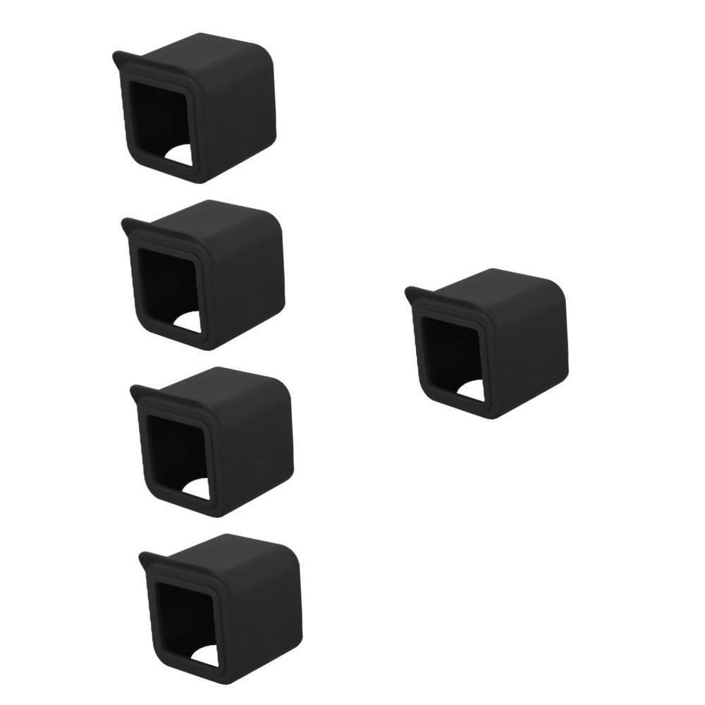 MERRYHAPY 5pcs Security Camera Protective Cover for Cam Silicone Case Nonslip Texture and Durable Sleeve for Outdoor Use Essential IP Camera Accessory