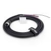 M12 17-Pin Female A-Coded Pigtail Cable, 30M (98.4FT) Shielded IP67 PVC IO Trigger Power Line for Sick Banner Cognex Datalogic Matrix Vision Sensors view 3