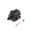 1 Set 1 Pin 1J0973701A O;ca-via Oil Presure Switch Housing Adapter p/Lug Connector(Female) view 1