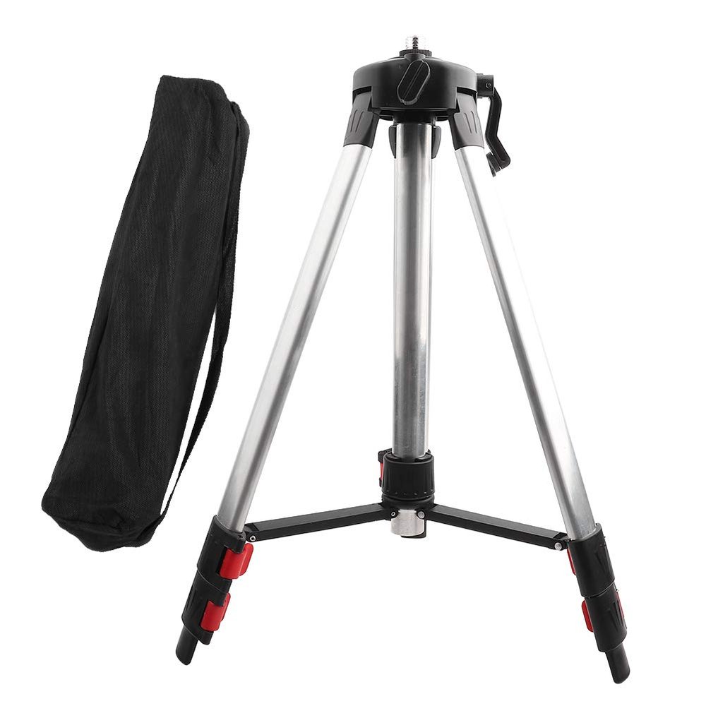 Baxnore Tripod Level Stand, Aluminum Alloy Level Tripod Holder, Wear Resistant Leveling Tripod Stand, Level Measurement Tripod for Picture Hanging