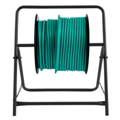 Single Axle Cable Caddy,Commercial Industrial Grade Durable Steel Wire Rack Dispenser,Compact Design Holds Cable Reels Up to 66.14 Lb Capacity