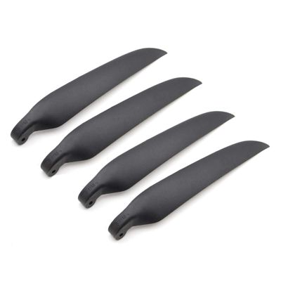 JNOEEDWN Propellers 4 Pcs Replacement Propeller Compatible with HY Electric Model Glider Flying Folding Paddle Dia 7-11inch Black Folding Propeller Compatible with RC Airplane Parts(2 Pairs 10x6)