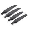 JNOEEDWN Propellers 4 Pcs Replacement Propeller Compatible with HY Electric Model Glider Flying Folding Paddle Dia 7-11inch Black Folding Propeller Compatible with RC Airplane Parts(2 Pairs 10x6) view 1