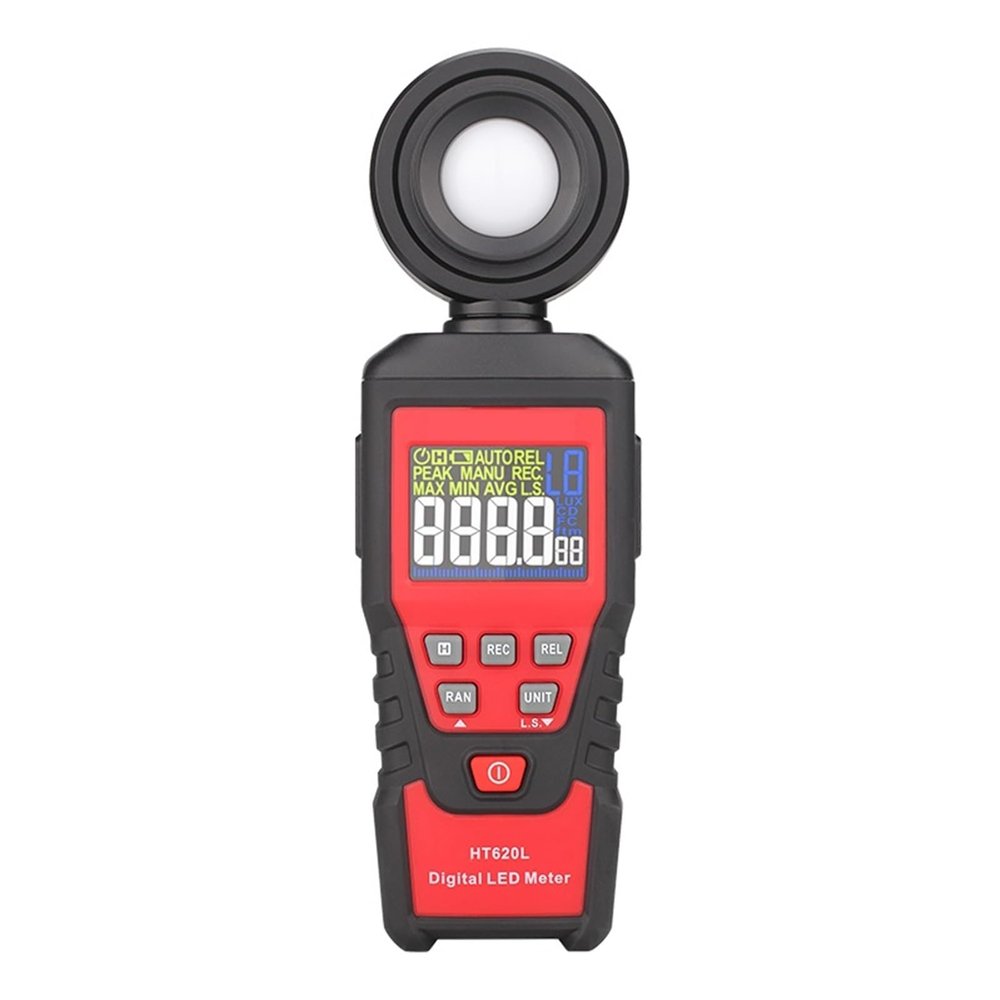 LIBODD High Accuracy Luxmeter Professional Luxometer Illuminator LCD Light Meter Digital Photometer Lux Meter HT620(HT-620L)