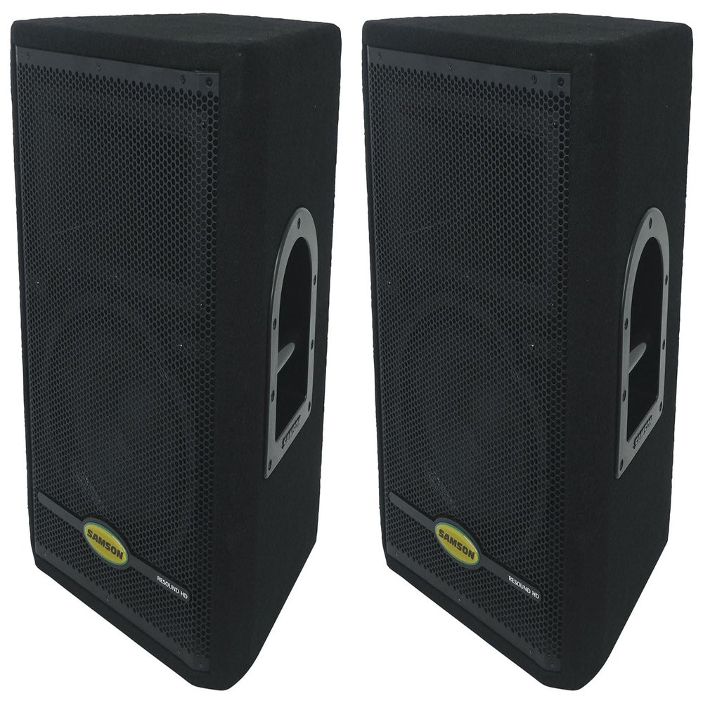 Audiosavings Bundle: (2) RS10HD 10" 2-Way 300 Watt Wooden Passive PA Speaker w. Titanium Tweeter (2 Items)