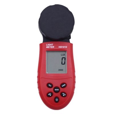 LIBODD 200,000 Lux HS1010 LCD Digital Integrated Light Luxmeter Tester Illumination Meter Hand-Held Light Luminometer Lux/Fc Photometer