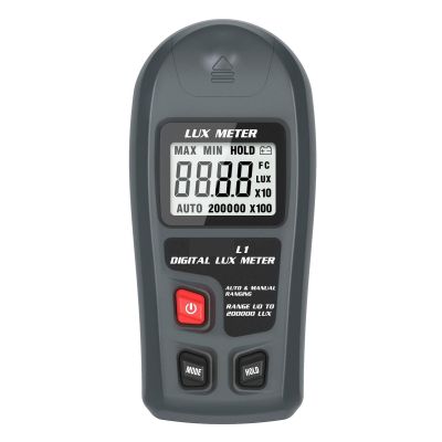 LIBODD L1 Light Meter Digital Illuminance Meter Handheld Lux Tester LCD 0-200,000 Lux/Fc Pocket Luxmeter Photometer Grow Plants