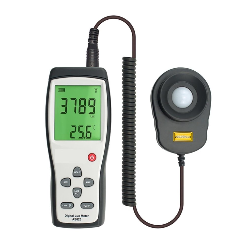 LIBODD Digital Handheld Light Lux Meter Illuminance 200,000 Lux/FC Luminometer Photometer Lighting Tester Luxmeter