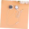 BELLIFFY Creative Sports Earphone Wired Headset Lightweight Aural Design with Noise Reduction Sweat-Resistant for Active Use Compatible with Multiple Music Platforms White view 3