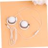 BELLIFFY Creative Sports Earphone Wired Headset Lightweight Aural Design with Noise Reduction Sweat-Resistant for Active Use Compatible with Multiple Music Platforms White view 4