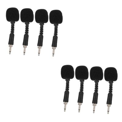 CIMAXIC 2sets Live Singing Microphone Recording Mic Soft Sponge Head Pc Phone Compatible 4pcs*2