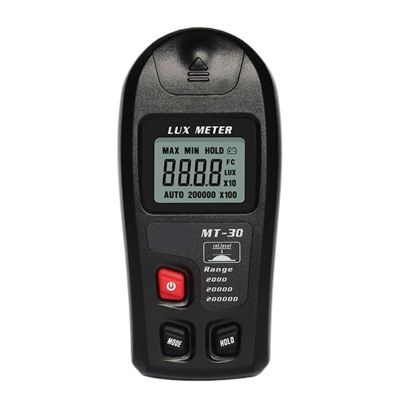 LIBODD Smart Light Meter Digital Illuminance Meter Handheld Lux Tester LCD 0-200,000 Lux/Fc Pocket Luxmeter Photometer Grow Plants