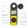 LIBODD Digital Illuminance Handheld Light Meter 0.1~400,000 Lux 270 Rotated Sensor for Plants LED Lights Light Tester view 3