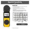 LIBODD Digital Illuminance Handheld Light Meter 0.1~400,000 Lux 270 Rotated Sensor for Plants LED Lights Light Tester view 4