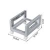 tanyunji001 Adjustable Monitor Stand PC Tower Stand, PC Tower Stand Holder with Rolling Caster Wheels, Mobile CPU Stand for Floor Carpet Gaming PC Case Arm Monitor(White) view 2