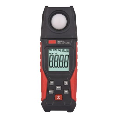 LIBODD TASI TA630A/B Digital Light Meter Illuminance Lux Meter with Record LCD 0~200,000 Measurement Range Flexible Sensor Light Tester(TA630A)