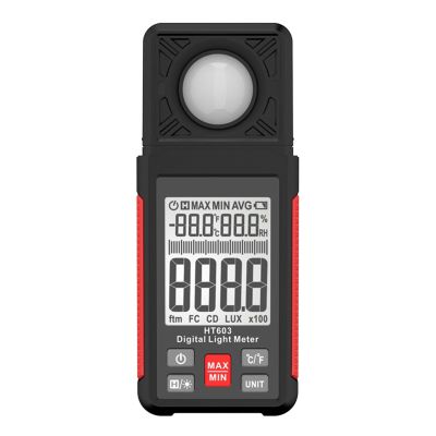 LIBODD Digital Lux Meter Light Meter FC Lightmeter Illuminance Meter Tester 200000 Lux Illuminometer Photometer Luxometro Luxmeter