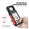 LIBODD Digital Lux Meter Light Meter FC Lightmeter Illuminance Meter Tester 200000 Lux Illuminometer Photometer Luxometro Luxmeter view 3