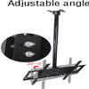 TV Stand TV Unit, TV Ceiling Mount, Adjustable Tilt Swivel TV Bracket for 37to 65" LCD Flat Screen and Curved TVs, Apply to Shopping Mall/Workplace/Street Shop TV Mount TV Stand view 3