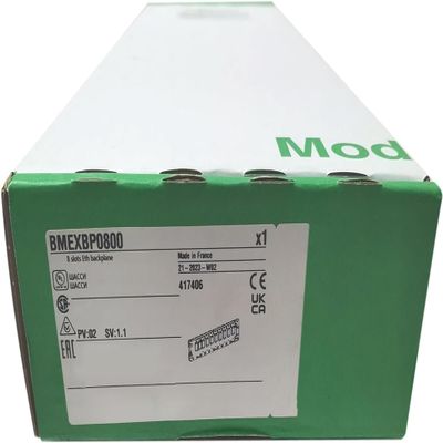 BMEXBP0800 Rack, 8 Slots, Ethernet Backplane BMEXBP0800 Sealed in Box 1 Year Warranty