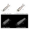 25/50/100sets 3.5 Terminal Car Electrical Wire Connector Diameter 3.5mm Female + Male + Case Cold Press Crimp Terminal(100Sets (400pcs)) view 3