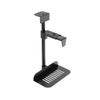 tanyunji001 Adjustable Monitor Stand PC Mount Under Desk Adjustable Under Desk and Wall PC Mount, CPU Case Holder with Swivel Action and Secure Locking Arm Monitor view 1