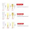 100Pcs/Lot 2.8/4.8/6.3mm Car Electric Wire Connectors and Insulating Sheath Female and Male Crimp Brass Terminal(2.8 Male 100PCS) view 2
