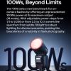 Godox V100 N V100-N 100Ws TTL Flash, 400 Full Power Flashes, 1.7s Recycle Time, 2.4G Wireless with External Flash, HSS Speedlight, Touchscreen Flash (Godox V100-N USA Version) view 2