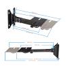 YXIANG56Q Audio Rack Speaker Wall Bracket Professional Audio Rack Thickened Bracket Hanger Speaker Surround Speaker Wall Mounting Bracket Media Cabinet(35CM) view 2