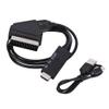 XAGMODSHN Flexible HDMI-Compatible to Scart Adapter Converter Scart Outputs Video Adapter Converter Small Size Easy to Carry view 1