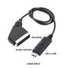 XAGMODSHN Flexible HDMI-Compatible to Scart Adapter Converter Scart Outputs Video Adapter Converter Small Size Easy to Carry view 2