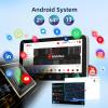 [2G+64G] 10.36 inch Android Single Din Car Stereo, 10 inch Touch Screen Radio with Wireless Carplay/Android Auto/EQ Audio/SWC/Bluetooth/WiFi/FM RDS Radio view 2