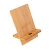 HYROOY Bamboo l Mobile Phone Stand Mount Stand Desktop Tablet Stand Phone for All Mobile Phones with Charging Hole Bamboo view 1