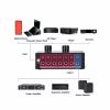 6 in 1 Out Audio Switcher Audio Signal Selection Port Audio Switch Splitter for Preamplifier CD Player 20 20kHz view 2